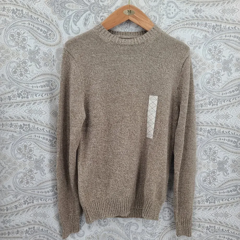 minimalist fisherman sweater by St Johns Bay Nautical men's size S Office